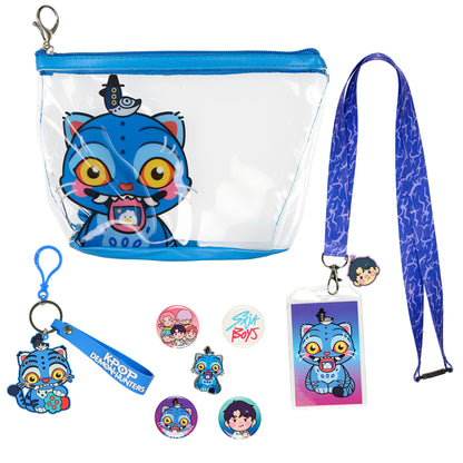 K-POP Demon Hunters Derpy Design Travel Accessory 8 Piece Gift Set