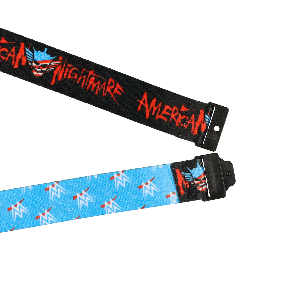 WWE Lanyard American Nightmare Rubber Casing ID Badge Holder with Charm
