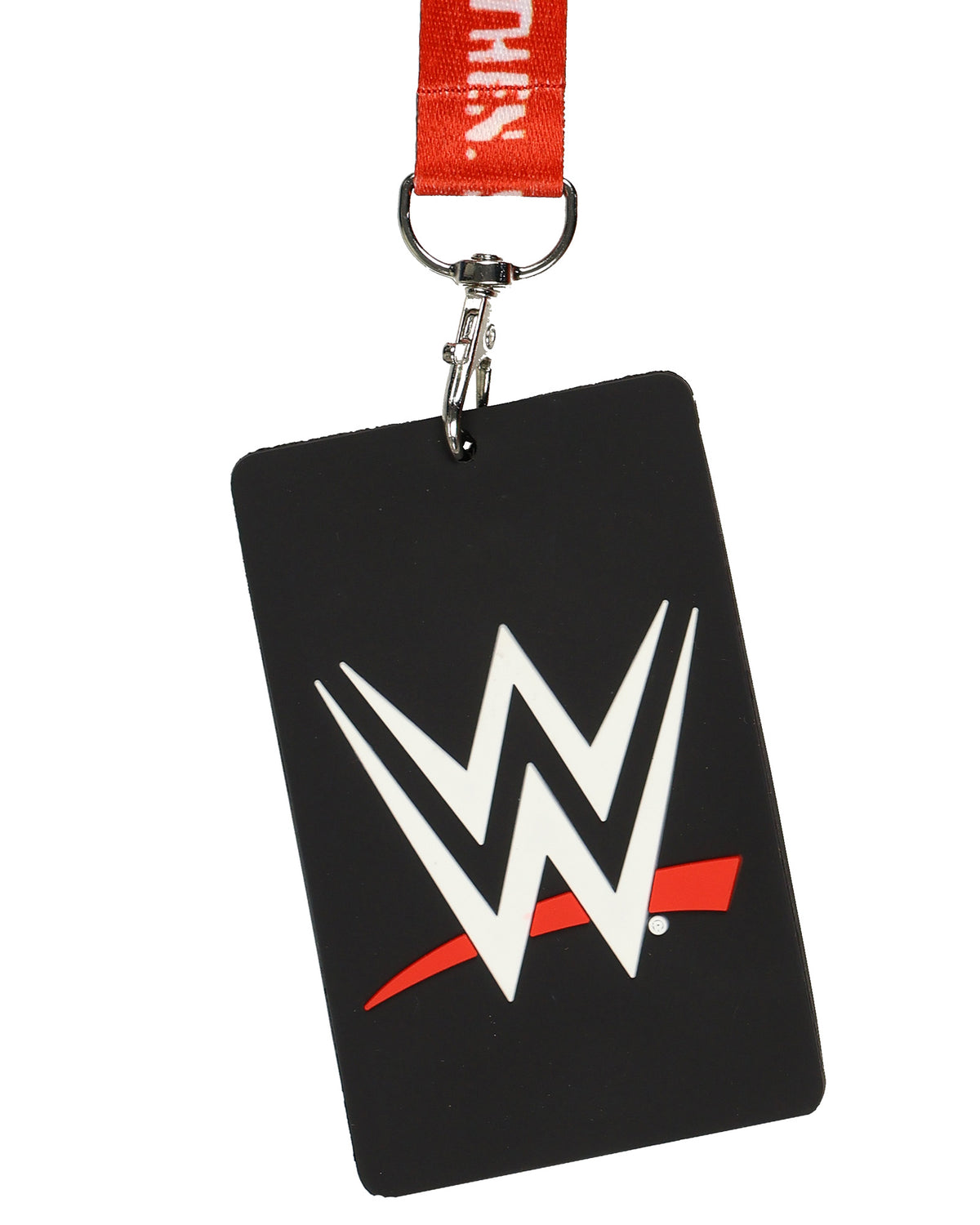 WWE Lanyard Together Forever Clear ID Badge Holder with Rubber Casing