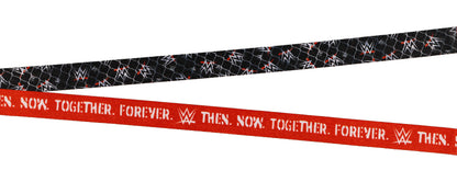 WWE Lanyard Together Forever Clear ID Badge Holder with Rubber Casing