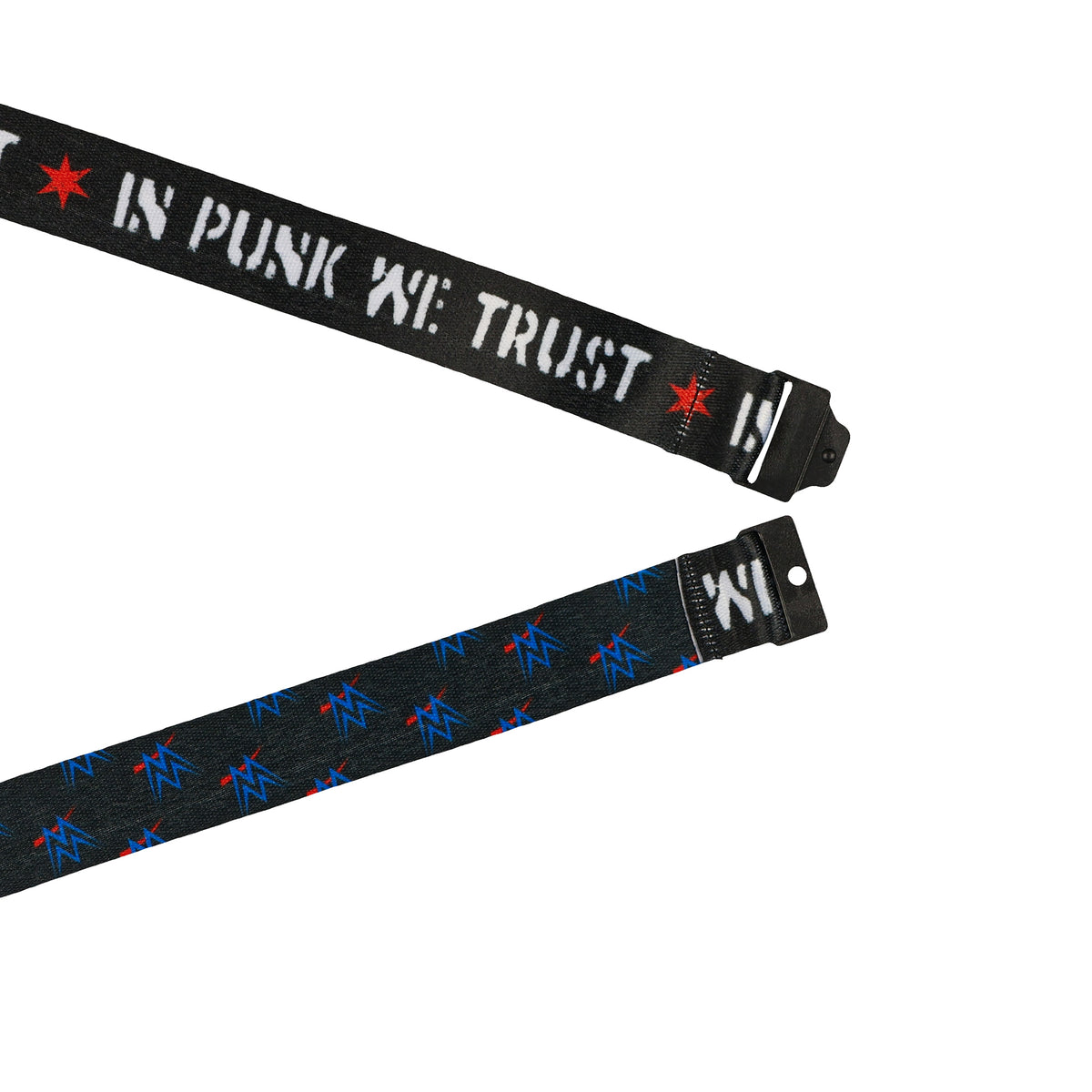 WWE Lanyard CM In Punk We Trust Clear ID Badge Holder with Charm