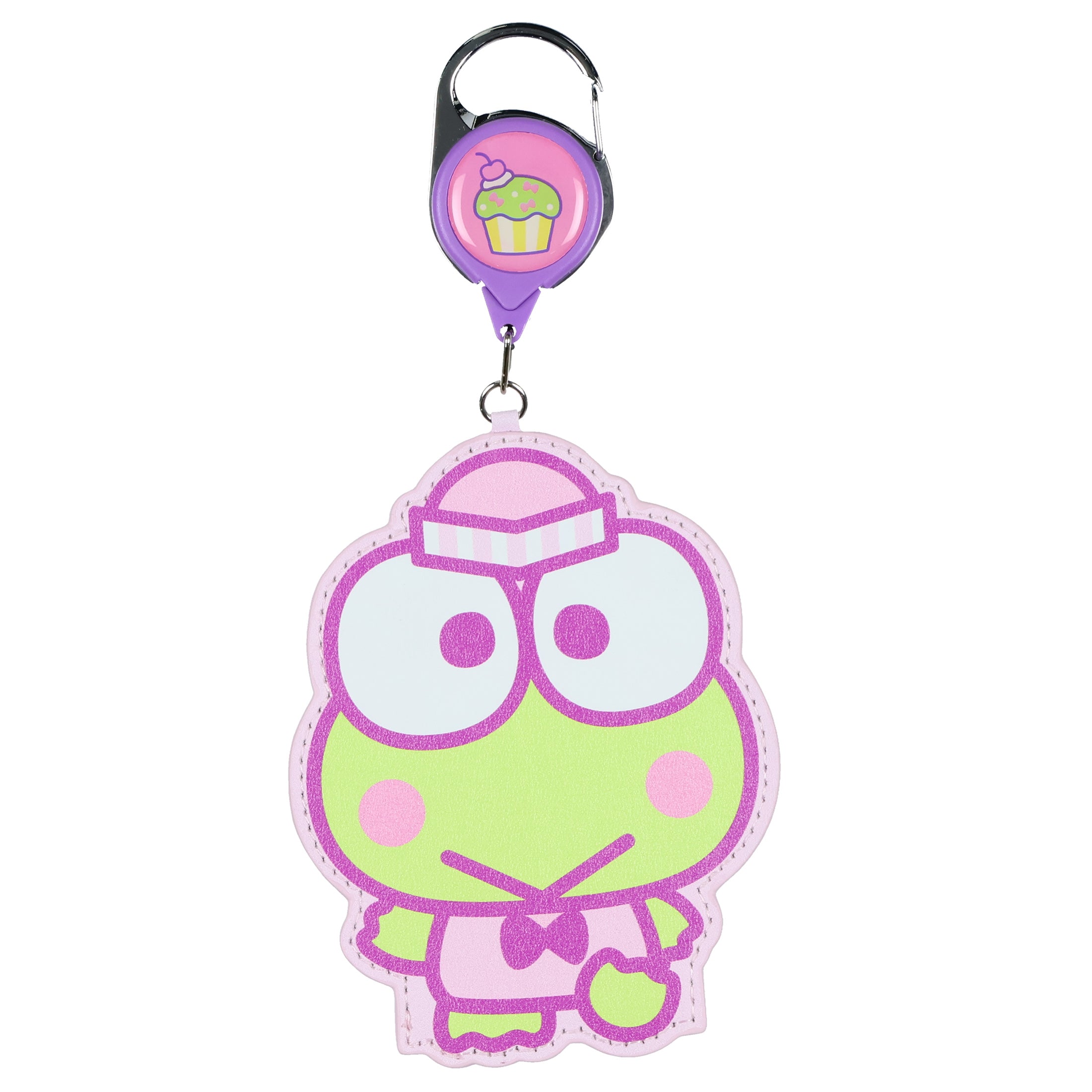 Hello Kitty And Friends Snack Shop Kerropi Retractable Reel ID Badge Holder