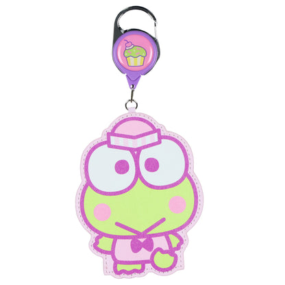 Hello Kitty And Friends Snack Shop Kerropi Retractable Reel ID Badge Holder