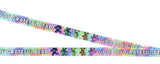 Grateful Dead Lanyard Tie-Dye Dancing Bears Clear ID Badge Holder Keychain