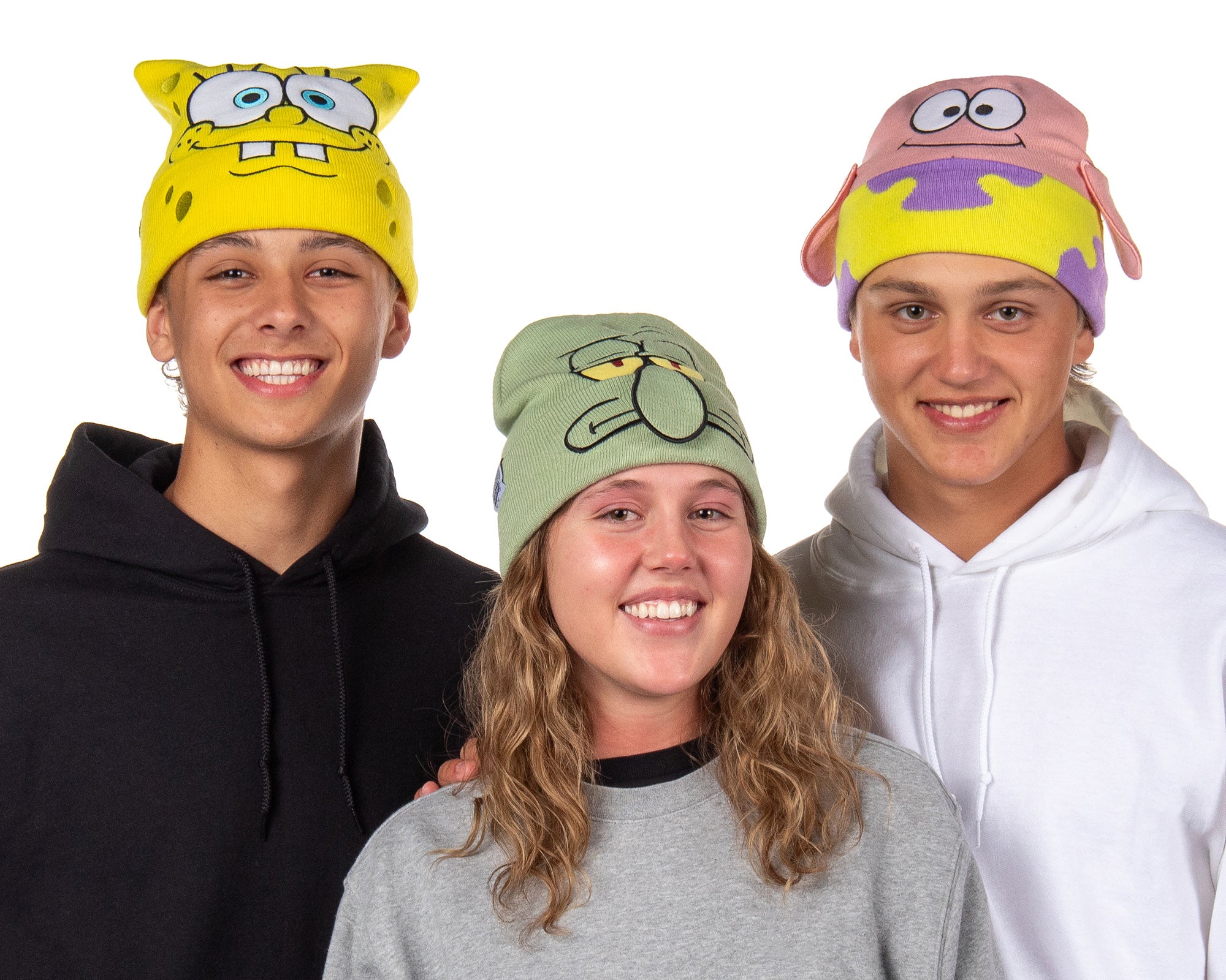 Nickelodeon SpongeBob SquarePants and Friends Adult Character Cuffed Beanie Hat