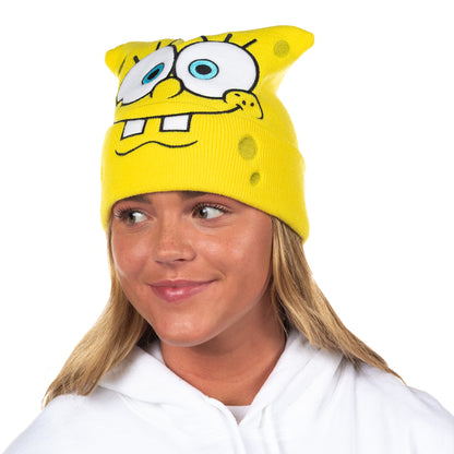 Nickelodeon SpongeBob SquarePants and Friends Adult Character Cuffed Beanie Hat
