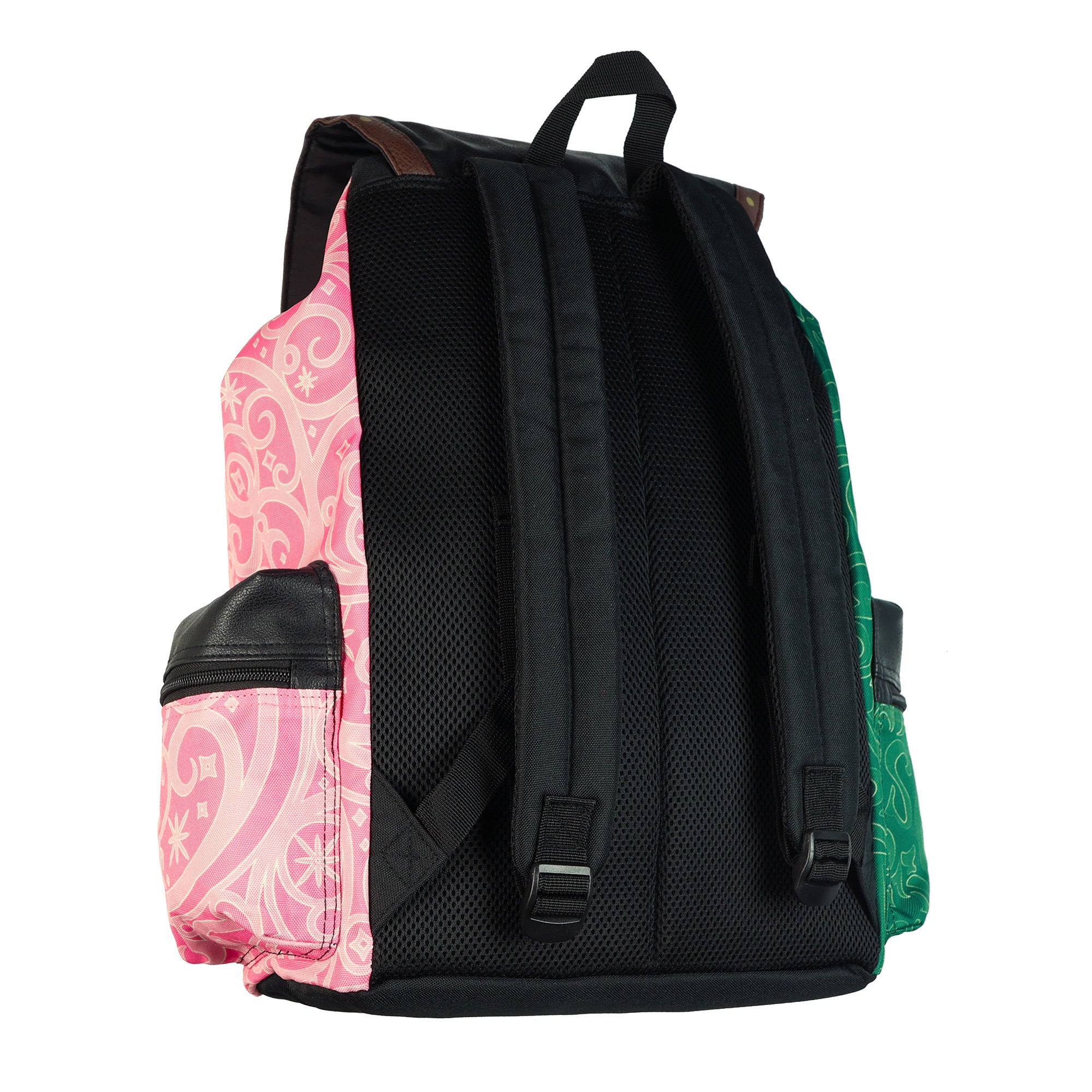 Wicked Backpack 18" Elphaba & Glinda Split Color Bag with Grimmerie Coin Purse
