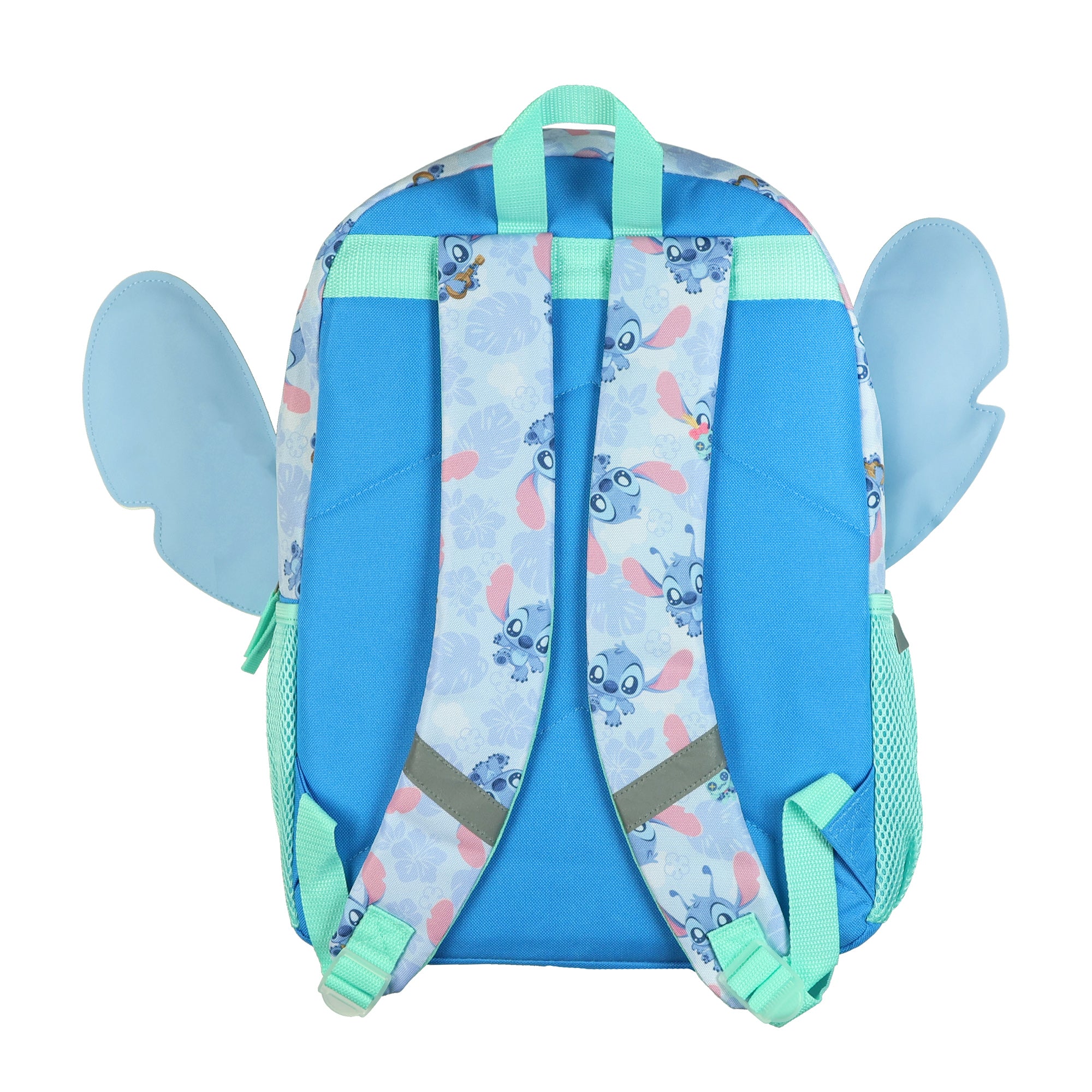 Disney Lilo & Stitch Backpack 16" 3D Character Bookbag with Scrump Coin Pouch