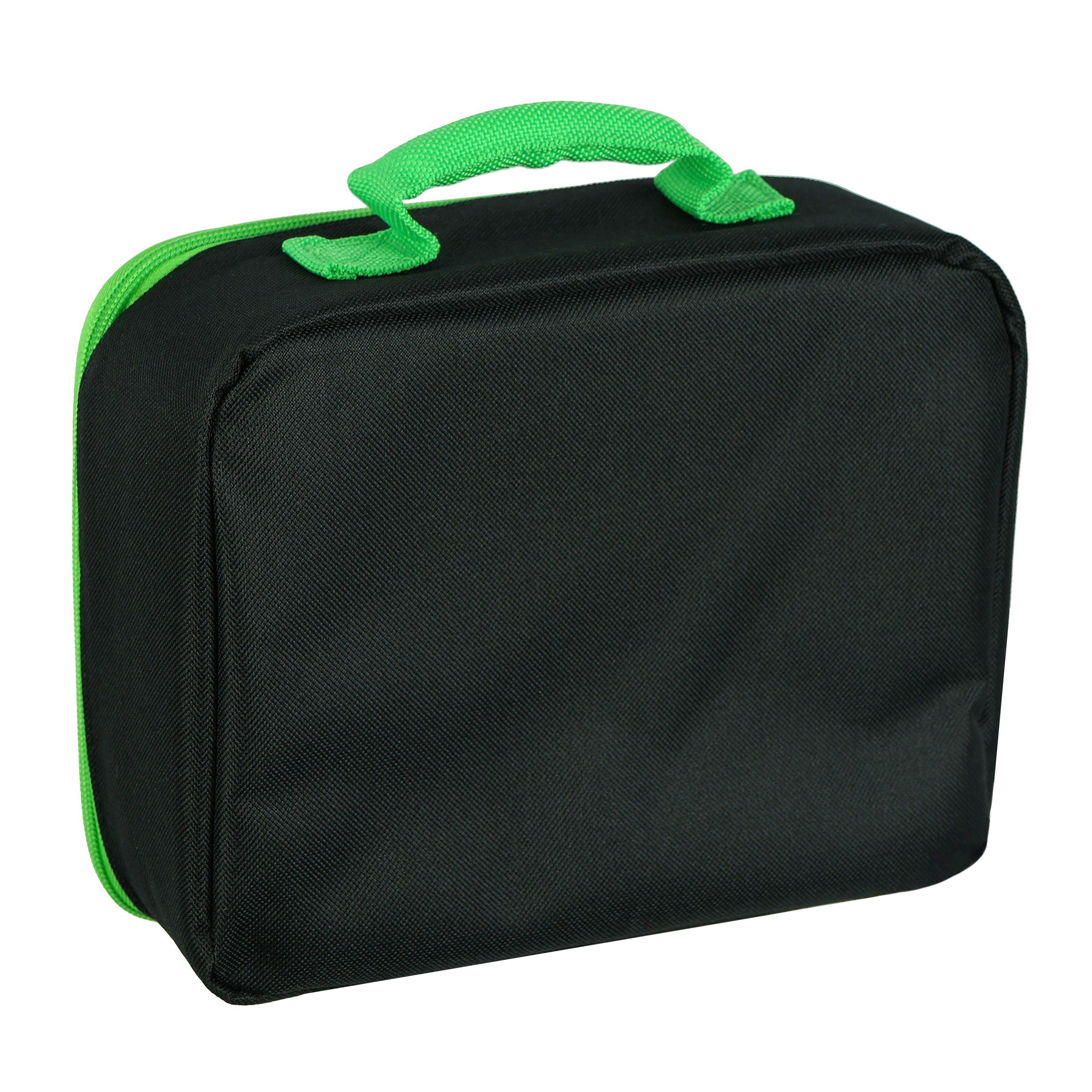 Minecraft Lunch Box Creeper Scene Design Insulated Full Zip Bag Tote 10"