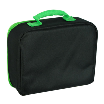 Minecraft Lunch Box Creeper Scene Design Insulated Full Zip Bag Tote 10"