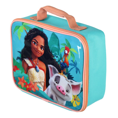 Disney Moana Lunch Box Insulated Full-Zip Soft Sided Tote Bag 10"