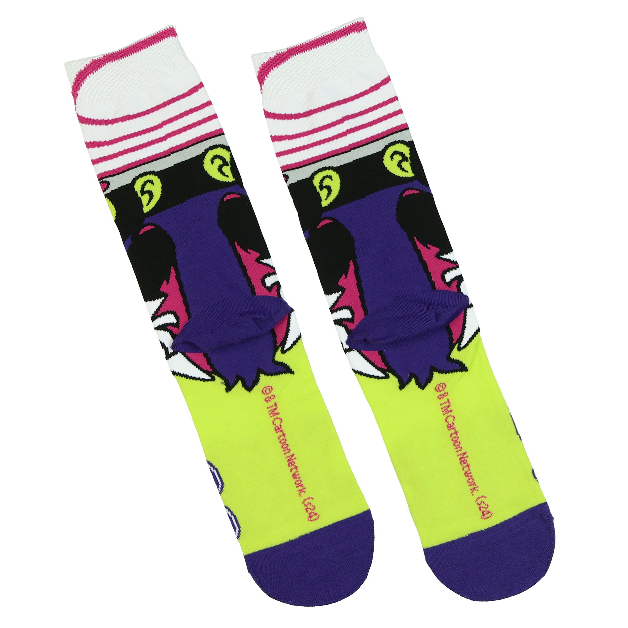 The Powerpuff Girls Mojo Jojo Men's Crew Socks 1-Pair, Character Sock, Size 8-12