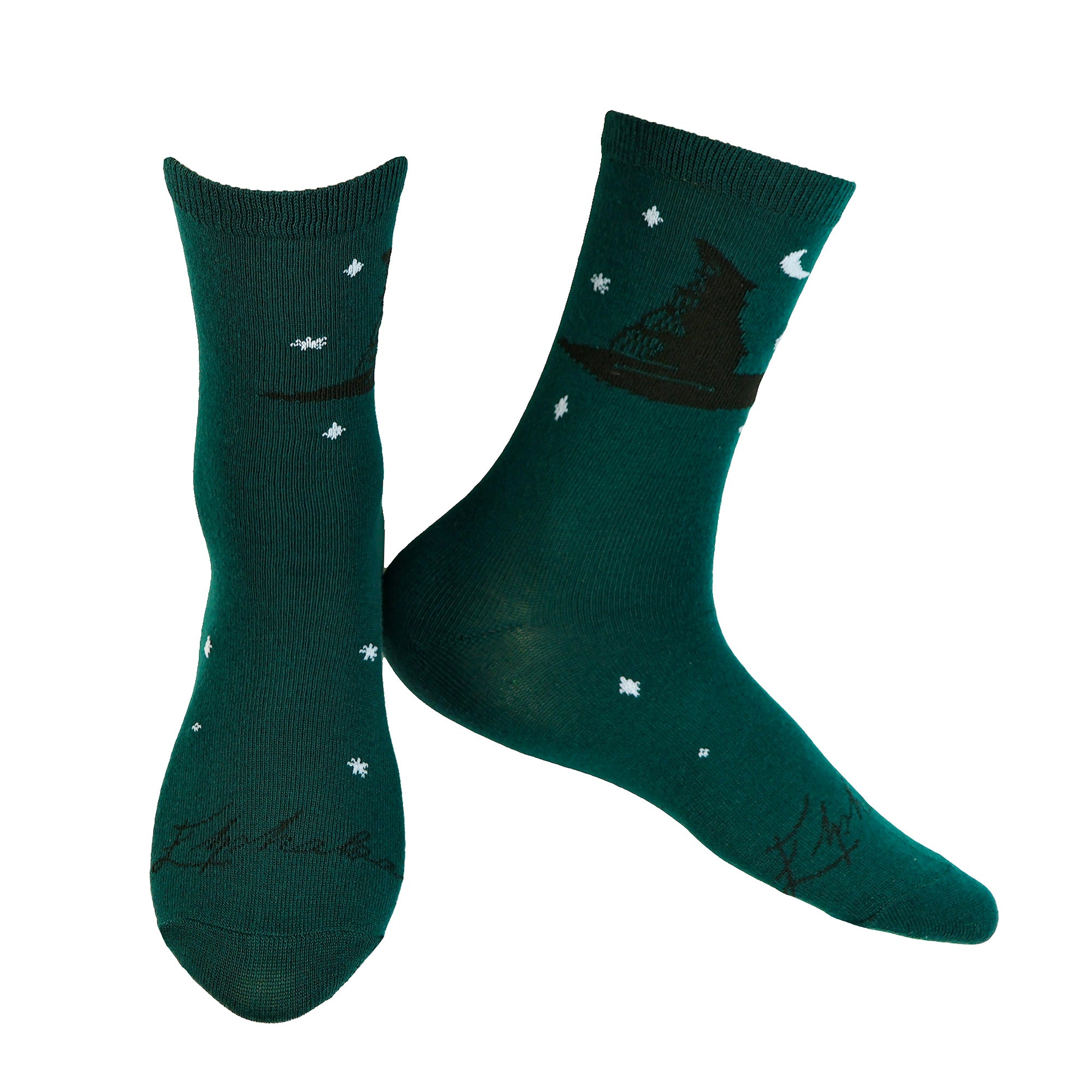 Wicked Crew Socks Women's Elphaba and Glinda 3 Pair for Shoe Size 5-10