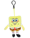 Spongebob Squarepants Sea Sponge Plush Character Dangle Clip-On Hook Keychain