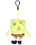 Spongebob Squarepants Sea Sponge Plush Character Dangle Clip-On Hook Keychain