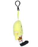 Spongebob Squarepants Sea Sponge Plush Character Dangle Clip-On Hook Keychain