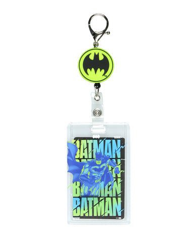 DC Comics Batman Retractable Reel Lanyard ID Badge Holder Keychain