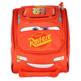 Disney Cars Lunch Box Lightning McQueen Built Up 3-D Race Car Lunch Bag Tote