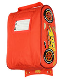 Disney Cars Lunch Box Lightning McQueen Built Up 3-D Race Car Lunch Bag Tote