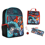 My Hero Academia Backpack Deku Shoto Bakugo Kawaii Chibi 5 Piece Set School Bag