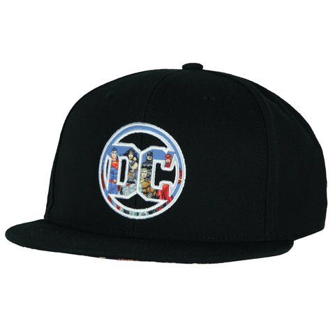 DC Comics Hat Men's Superman Wonder Woman Batman The Flash Embroidered Snapback