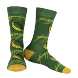Lord Of The Rings Socks Men's Ring Adventure Design Mid Calf Crew Socks 2 Pair
