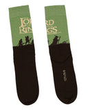 Lord Of The Rings Socks Men's Ring Adventure Design Mid Calf Crew Socks 2 Pair