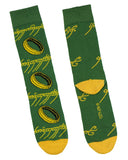 Lord Of The Rings Socks Men's Ring Adventure Design Mid Calf Crew Socks 2 Pair