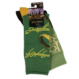 Lord Of The Rings Socks Men's Ring Adventure Design Mid Calf Crew Socks 2 Pair