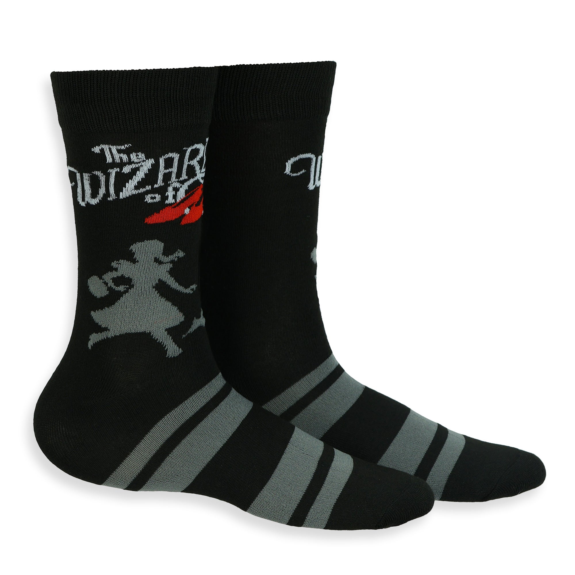 Wizard Of Oz Socks Men's Character Designs Mid Calf Crew Socks 5 Pair