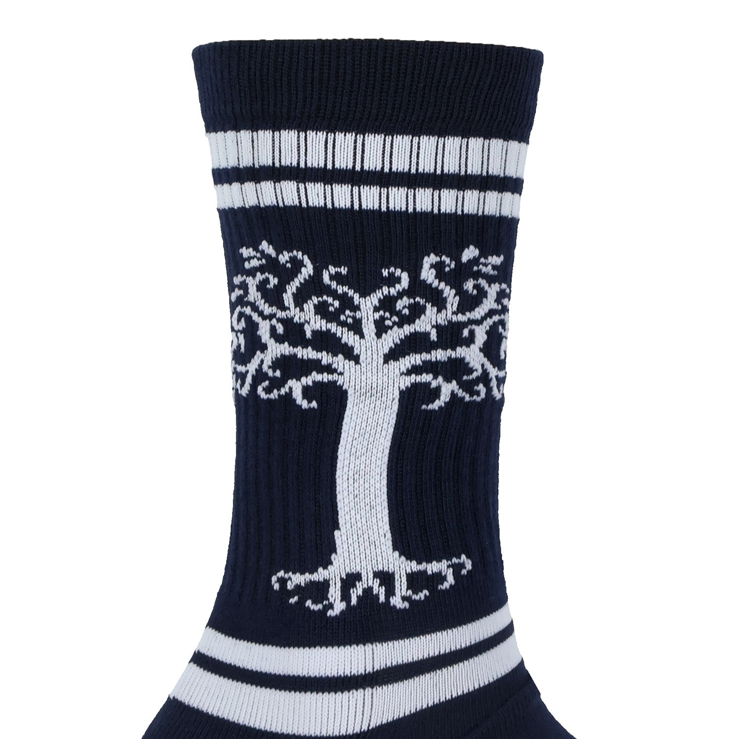 Lord of the Rings White Tree Of Gondor Design Mid-Calf Adult Crew Socks