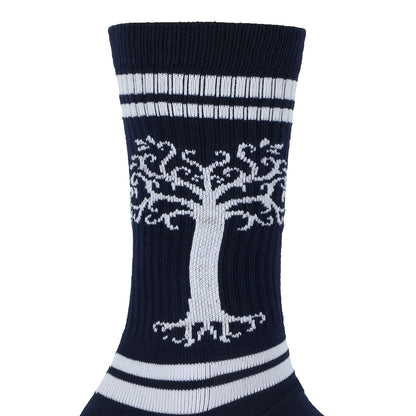 Lord of the Rings White Tree Of Gondor Design Mid-Calf Adult Crew Socks