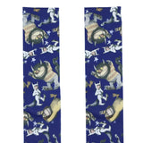 Where the Wild Things Are All-Over Design Men's Sublimated Mid-Calf Crew Socks