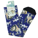 Where the Wild Things Are All-Over Design Men's Sublimated Mid-Calf Crew Socks
