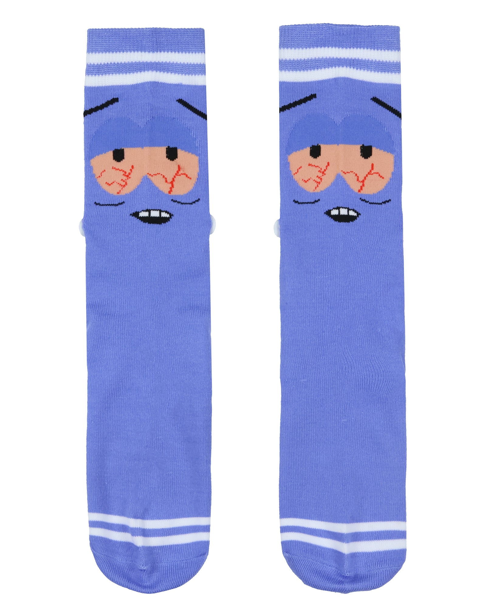 South Park Towelie Character with 3D Arms Adult Mid-Calf Crew Socks 1 Pair