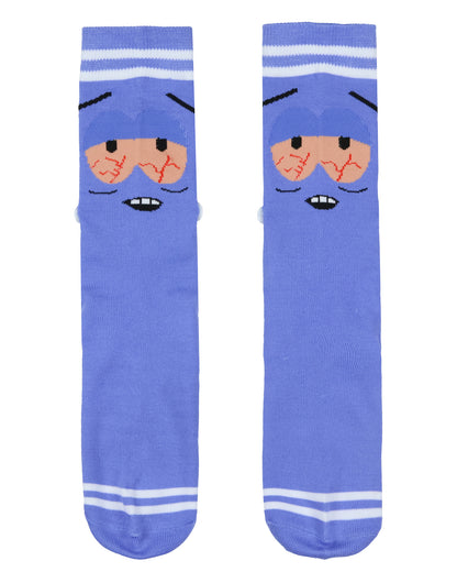 South Park Towelie Character with 3D Arms Adult Mid-Calf Crew Socks 1 Pair