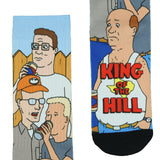 King Of The Hill Socks Men's Character Design Sublimated Mid Calf Crew Socks