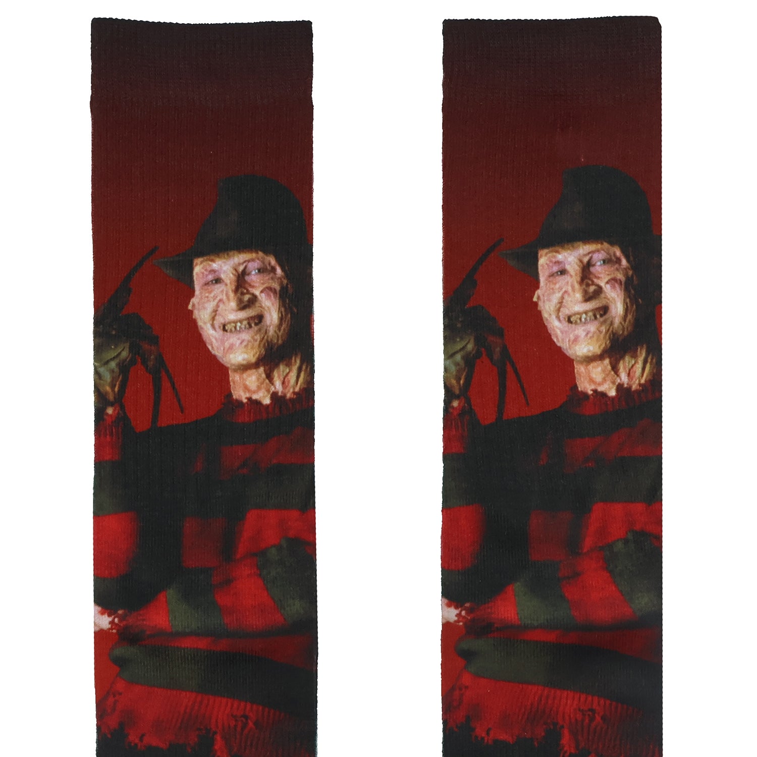 A Nightmare On Elm Street Socks Men's Freddy Krueger Sublimated Crew Sock 8-12