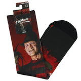 A Nightmare On Elm Street Socks Men's Freddy Krueger Sublimated Crew Sock 8-12