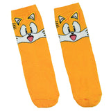 Sonic The Hedgehog Socks Boys' Sonic Knuckles Tails 3D Ears Crew Socks 3 Pairs