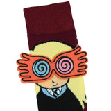 Harry Potter Socks Luna Lovegood 3D Glasses Mid-Calf Crew Socks 1 Pair