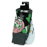 Spy X Family Socks Men's Anya and Bond Designs Mid Calf Crew Socks 2 Pair