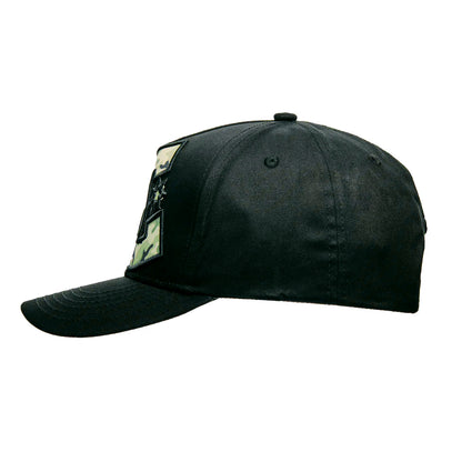 DC Hat Men's Black Camo Pre-Curved Skater Snapback Baseball Cap OSFA