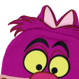 Disney Alice In Wonderland Cheshire Cat Beanie Embroidered Face 3D Ears Knit Hat