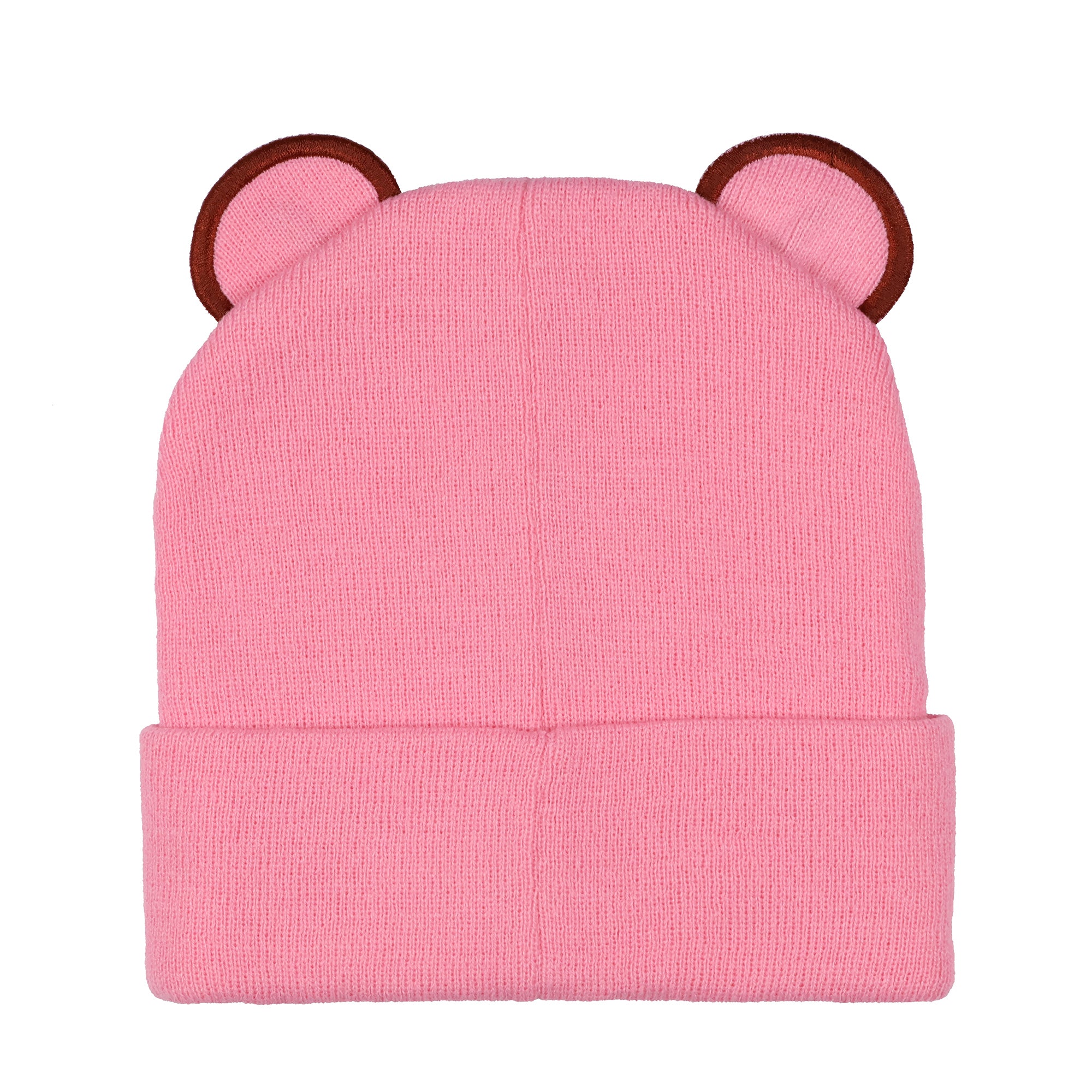 Gloomy Bear Beanie Embroidered Face Design Adult Knitted Winter Hat