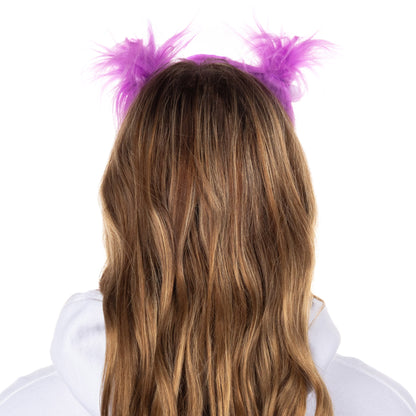 Sesame Street Abby Cadabby Character Headband with Hair and Flowers for Women