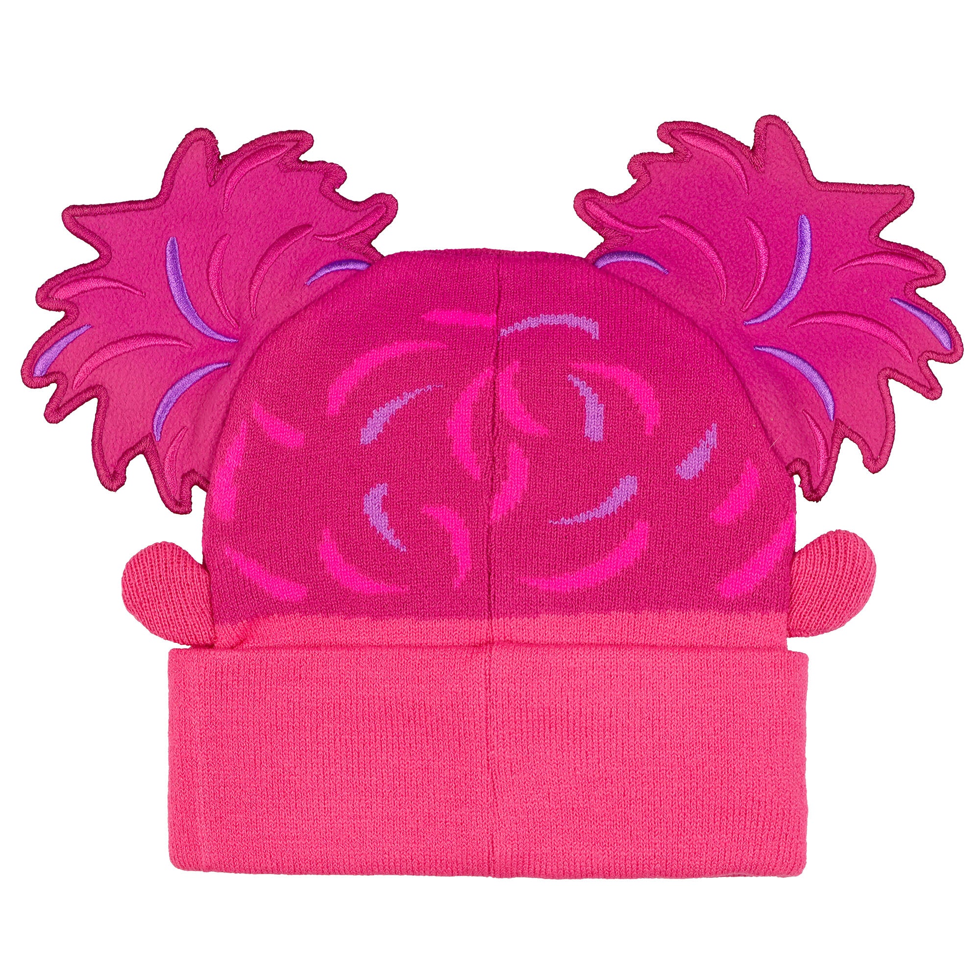 Sesame Street Beanie Abby Cadabby 3D Embroidered Fleece Lined Cap Women's OSFM