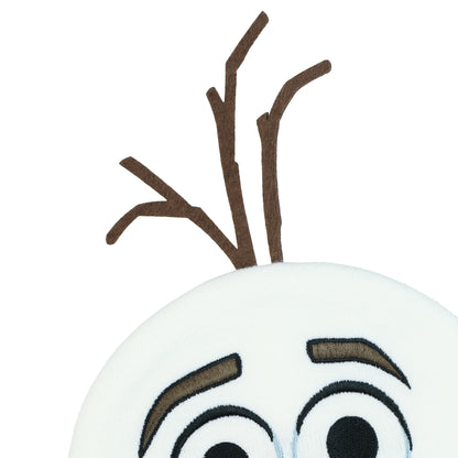Disney Frozen Beanie Olaf Snowman Embroidered 3D Hair Cuffed Knit Cap OSFM Adult