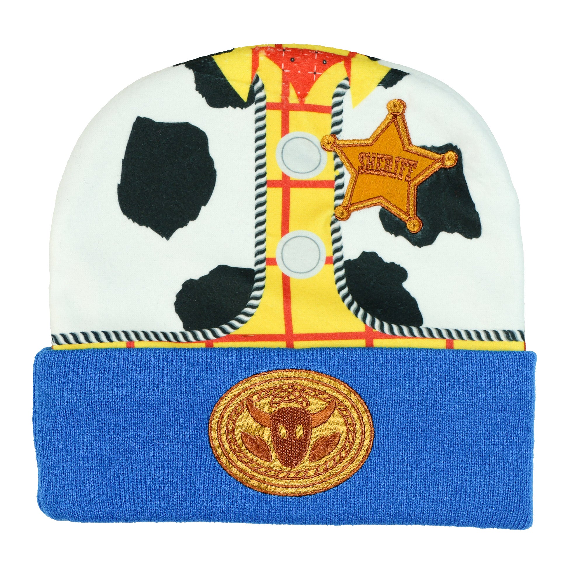 Disney Toy Story Beanie Woody Embroidered Character Cuff Knit Cap OSFM Adult