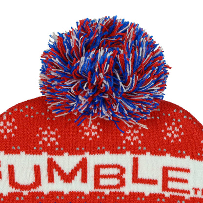 Rudolph the Red-Nosed Reindeer Beanie Bumble Ugly Sweater Knit Hat Adult, OSFM